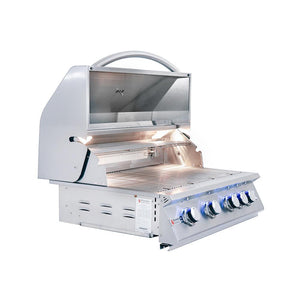 RCS - RCS 32 Inch Premier Drop in L Series Grill with LED Lights, Rear Burner