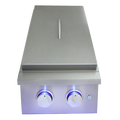 RCS Premier Double Side Burner-Slide-in W/Blue LED-Propane
