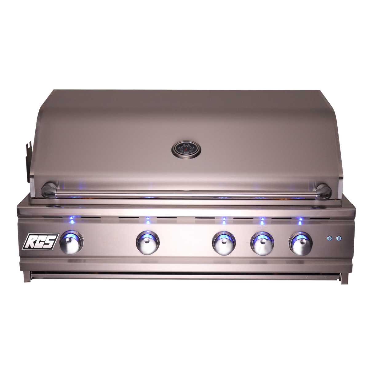 38" Cutlass Pro Grill, Blue LED W/Rear Burner, Propane - BetterPatio.com