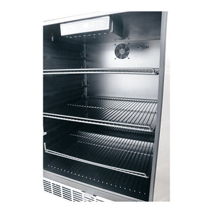 RCS Stainless Steel 24 Inch Outdoor Rated Refrigerator