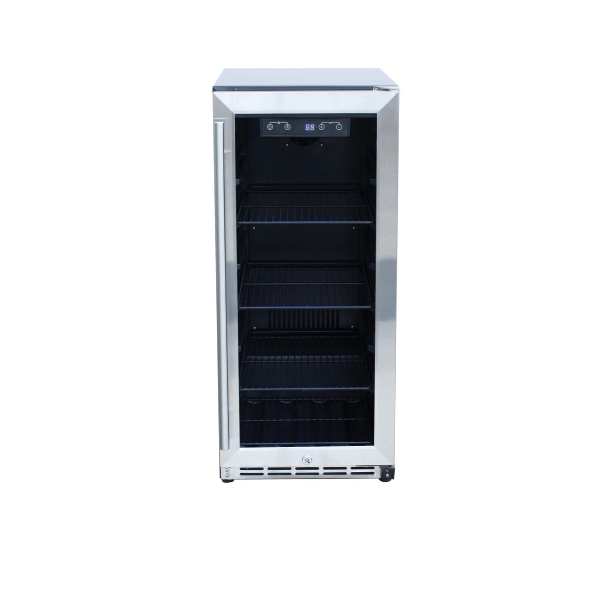 RCS 15 Inch Stainless Refrigerator with Glass Window