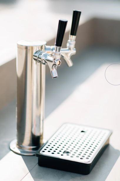RCS Dual Tap Stainless Kegerator-UL Rated for Outdoors