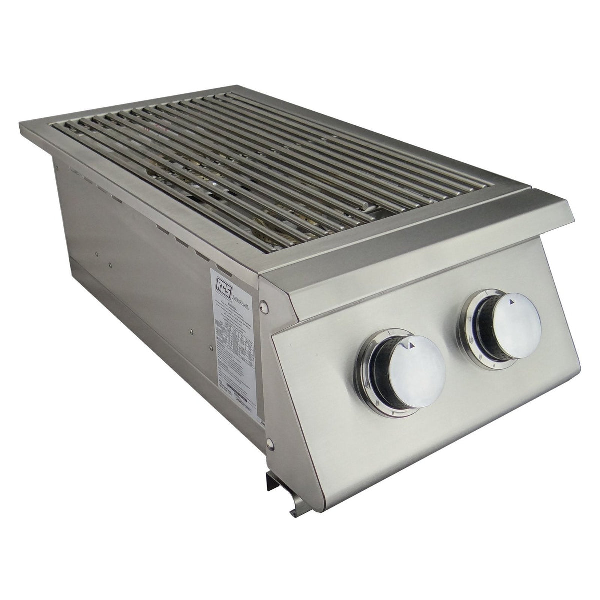 RCS Premier Double Side Burner-Slide-in-Natrual Gas - BetterPatio.com