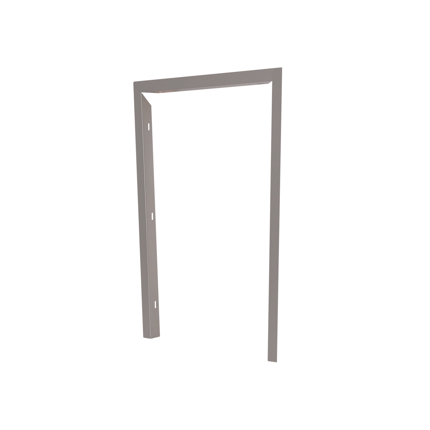 RCS Stainless Trim Kit RTR6 - trim kit installed on REFR6 kegerator unit