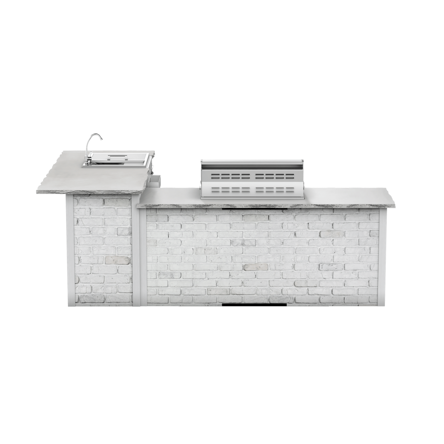 Reclaimed Brick White, Right