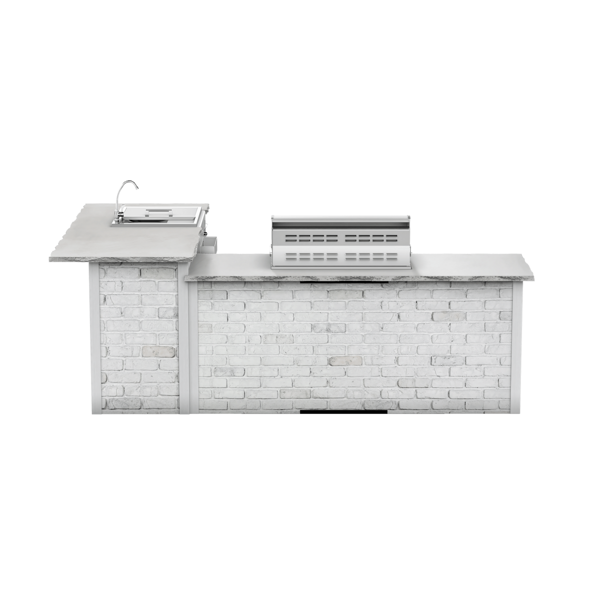 Reclaimed Brick White, Right