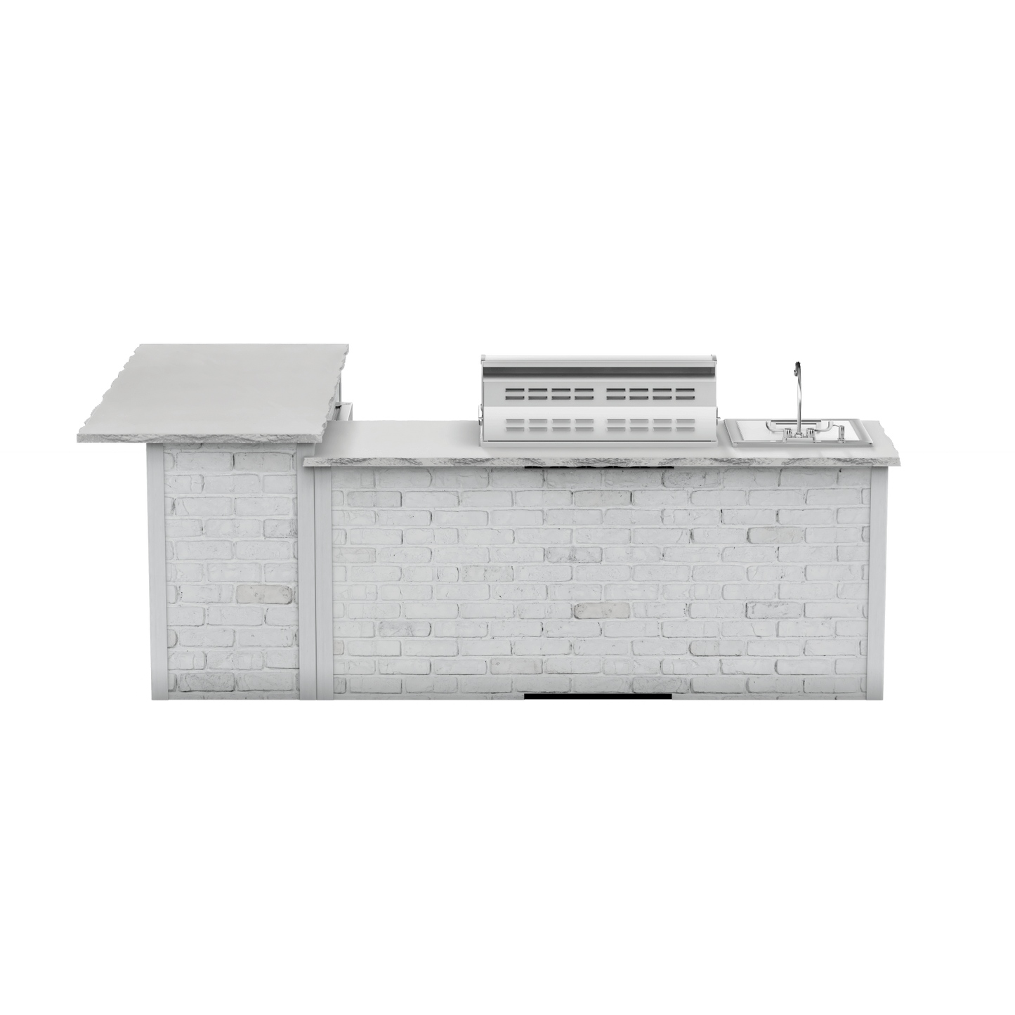 Reclaimed Brick White, Right