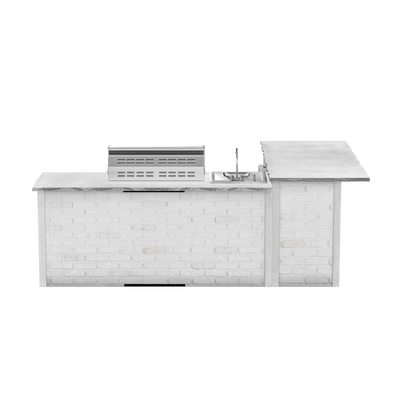 Reclaimed Brick White, Left