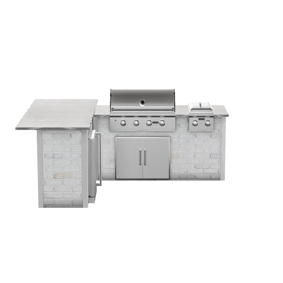 Reclaimed Brick White, Right