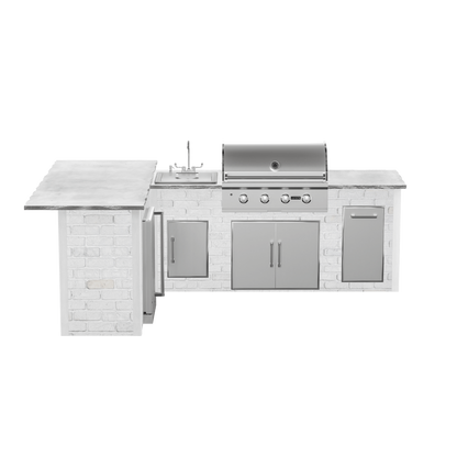 Reclaimed Brick White, Left