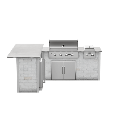 Reclaimed Brick White, Left