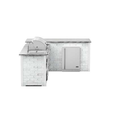 Reclaimed Brick White, Right