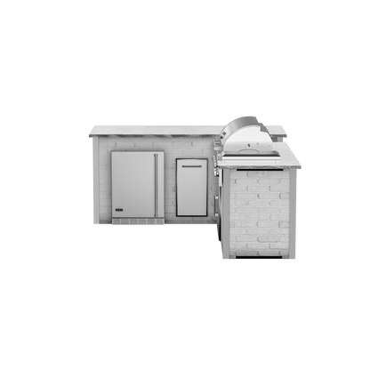 Reclaimed Brick White, Left