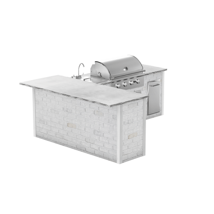 Reclaimed Brick White, Left
