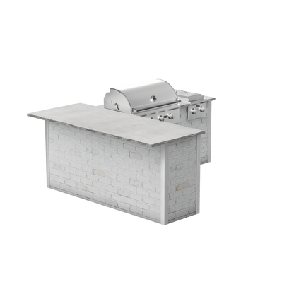 Reclaimed Brick White, Left