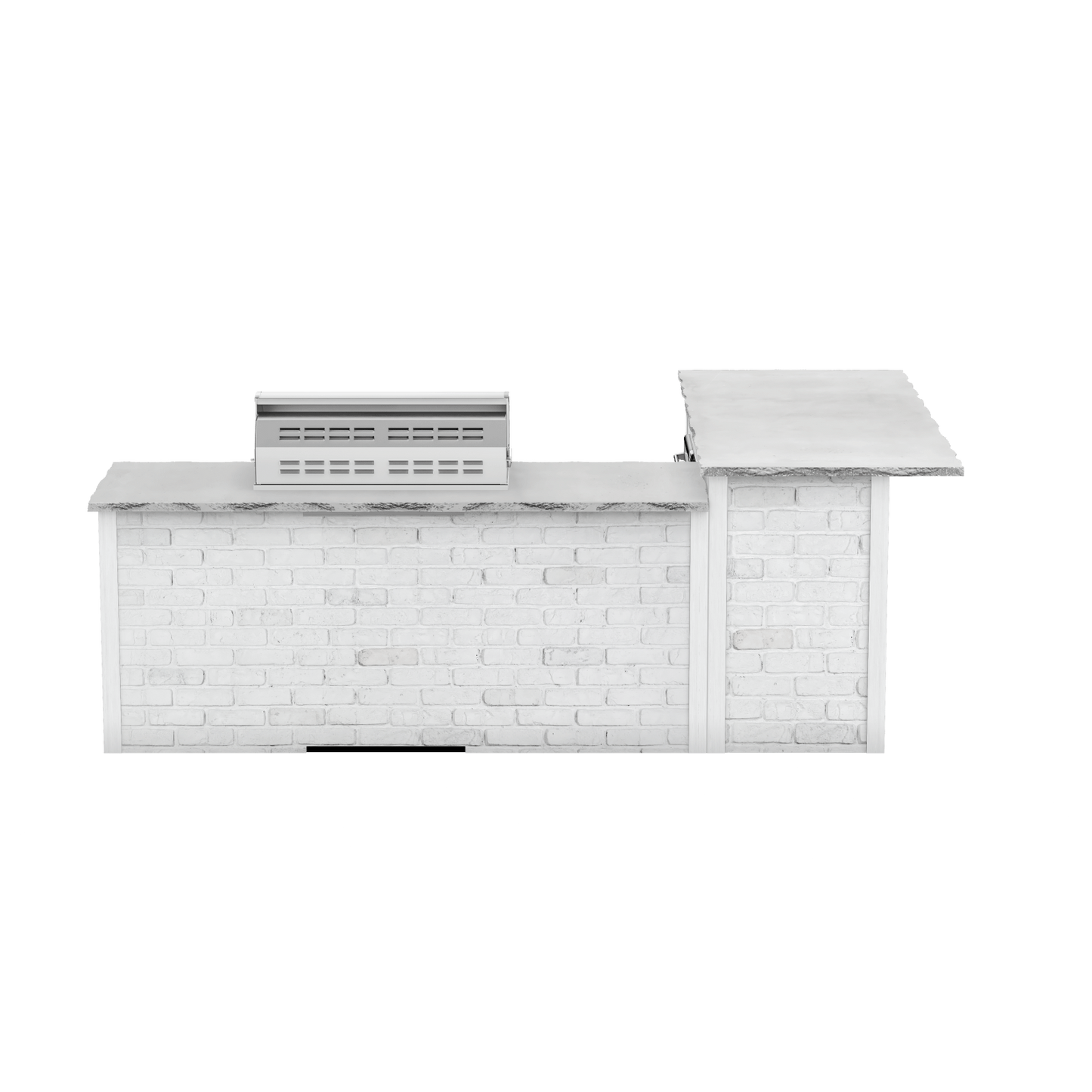 Reclaimed Brick White, Left