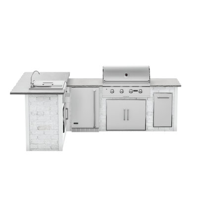 Reclaimed Brick White, Left