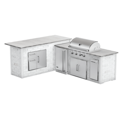 Reclaimed Brick White, Left