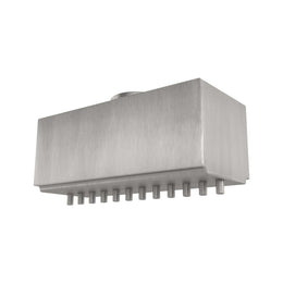 The Outdoor Plus 12" Rainfall Style Scupper - 316 Stainless Steel