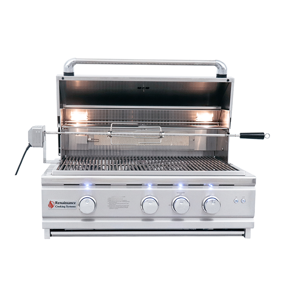 RCS Gas Grills - 30" Cutlass Pro Built-In Grill Head - RON30A 3