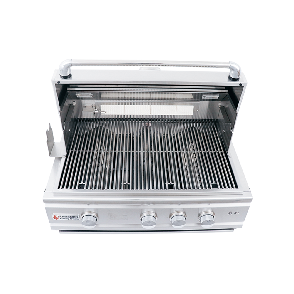 RCS Gas Grills - 30" Cutlass Pro Built-In Grill Head - RON30A 12