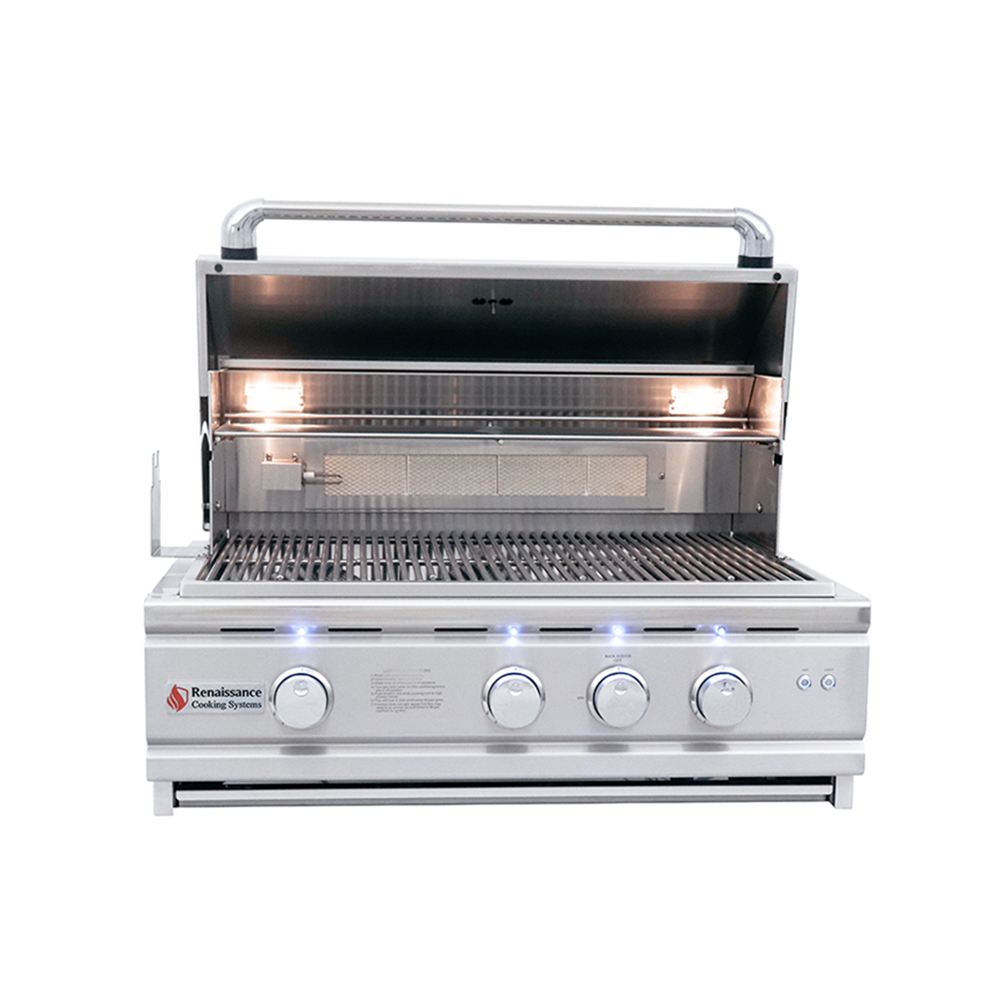 RCS Gas Grills - 30" Cutlass Pro Built-In Grill Head - RON30A 4