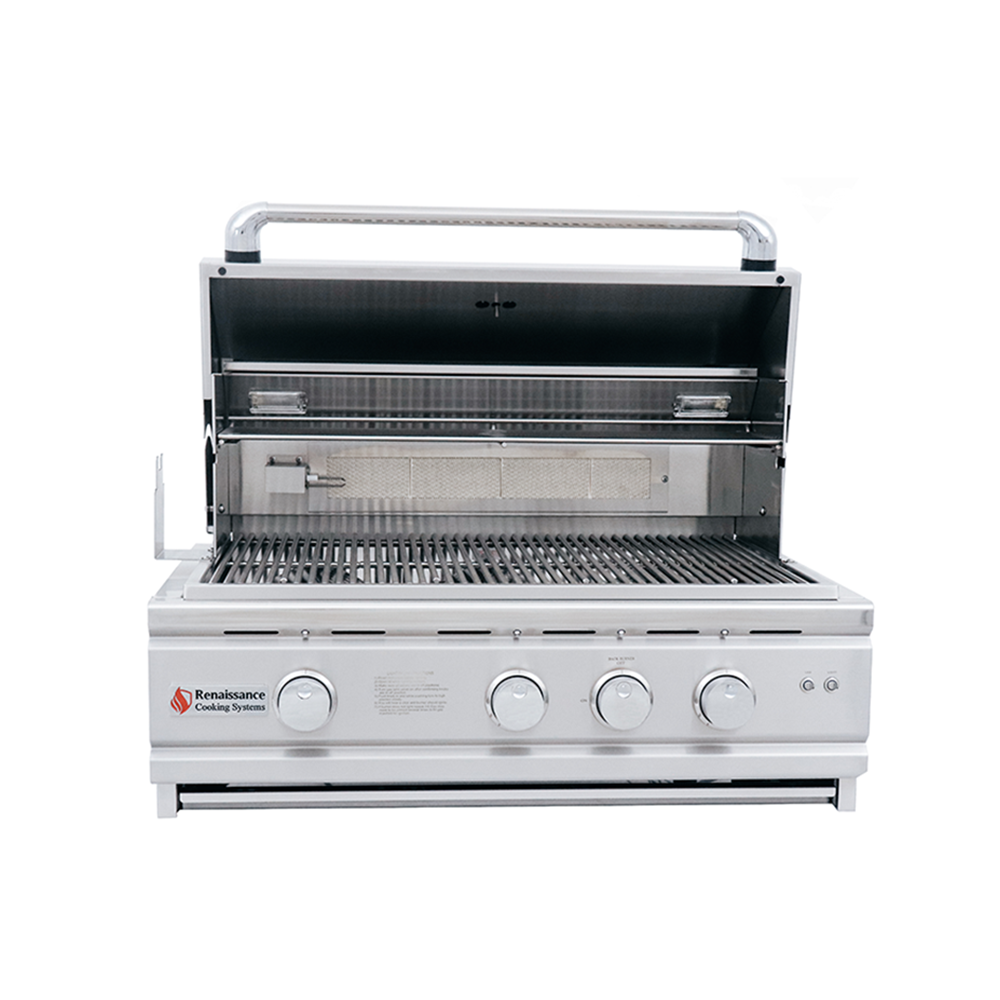 RCS Gas Grills - 30" Cutlass Pro Built-In Grill Head - RON30A 5