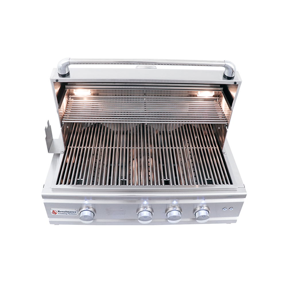 RCS Gas Grills - 30" Cutlass Pro Built-In Grill Head - RON30A 10