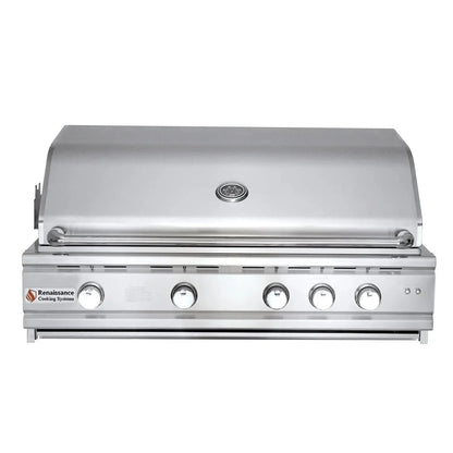 RCS 42 Inch Cutlass Pro Grill with Blue LED, Rear Burner, Propane - BetterPatio.com