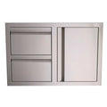 RCS Valiant Stainless Double Drawer/Door Combo