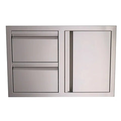 RCS Valiant Stainless Double Drawer/Door Combo