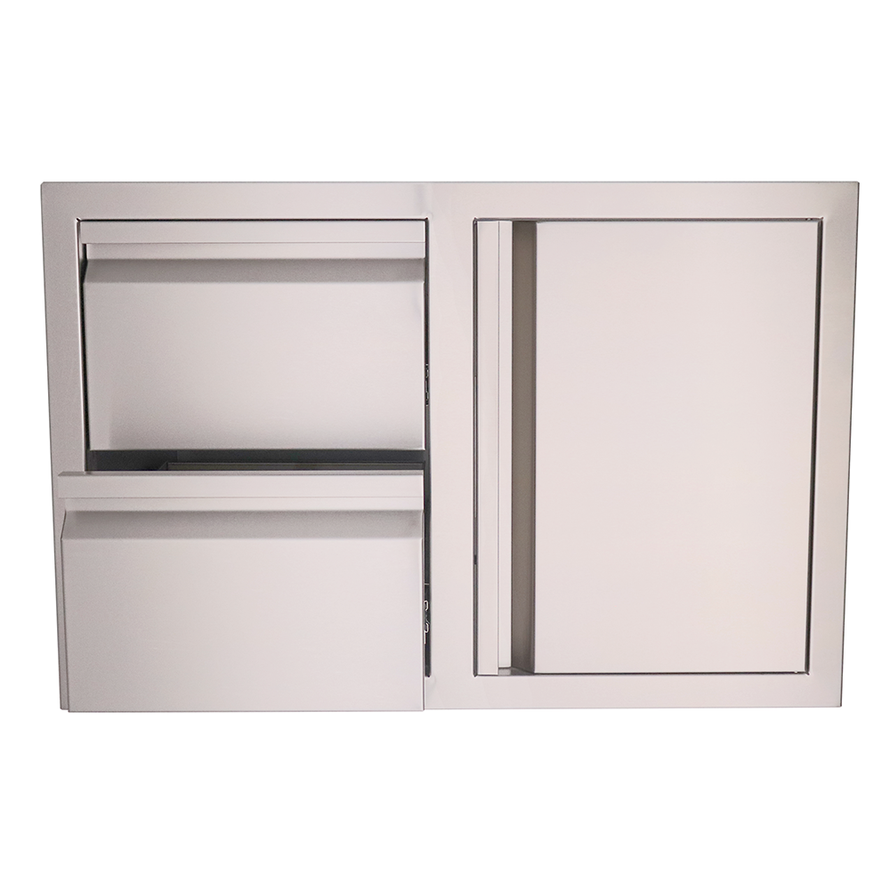 RCS - RCS Valiant Stainless Double Drawer/Door Combo