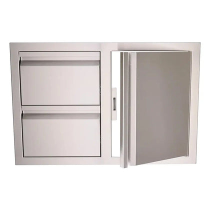 RCS - RCS Valiant Stainless Double Drawer/Door Combo
