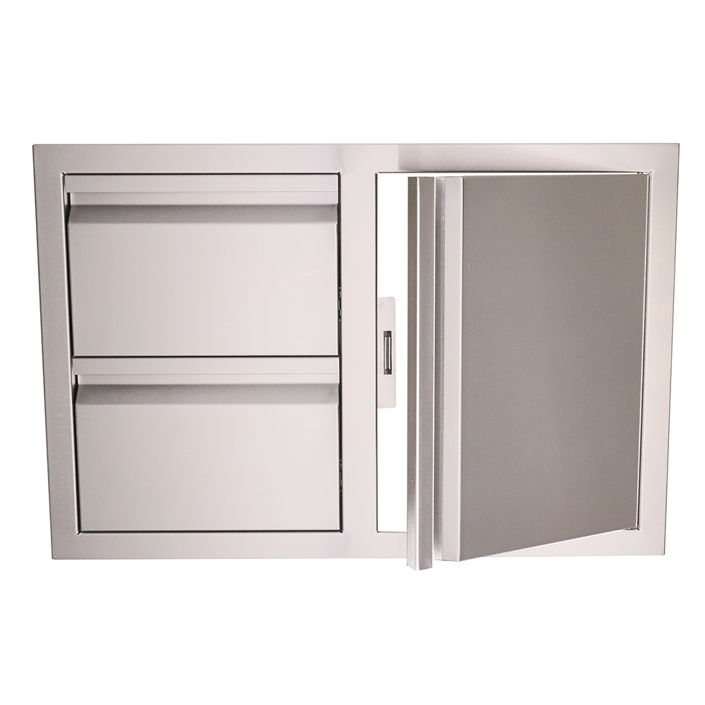 RCS - RCS Valiant Stainless Double Drawer/Door Combo