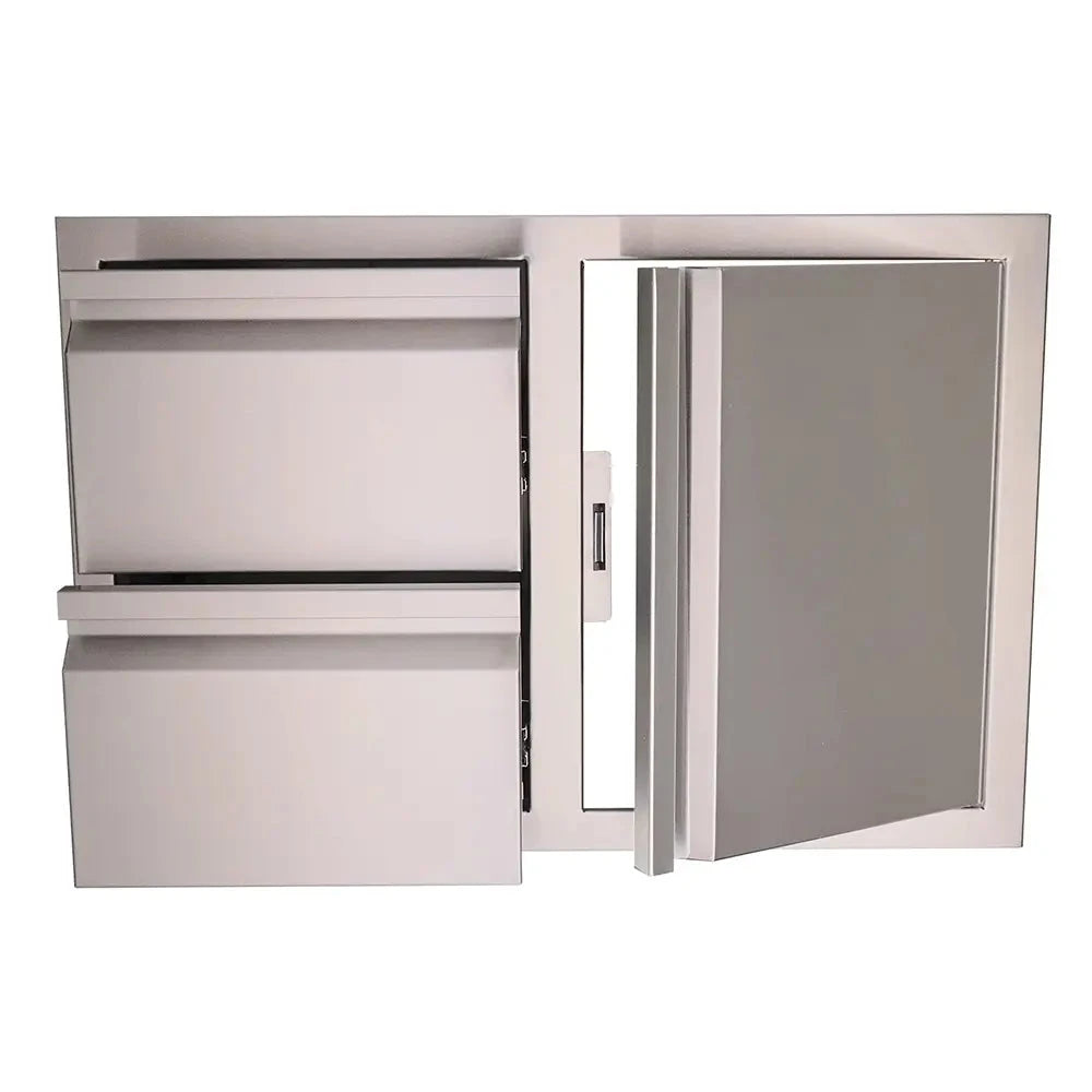 RCS - RCS Valiant Stainless Double Drawer/Door Combo