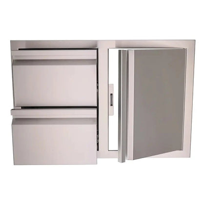 RCS - RCS Valiant Stainless Double Drawer/Door Combo