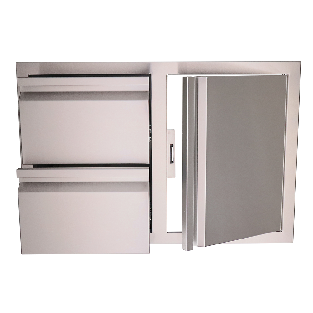 RCS - RCS Valiant Stainless Double Drawer/Door Combo