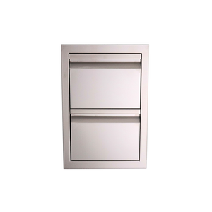 RCS Valiant Stainless Double Drawer-Fully Enclosed - BetterPatio.com
