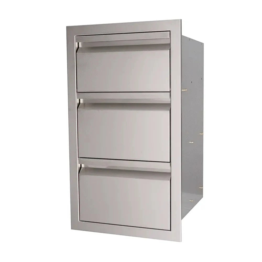 RCS - RCS Valiant Stainless Paper Towel Holder and 2 Drawer Combo, Enclosed