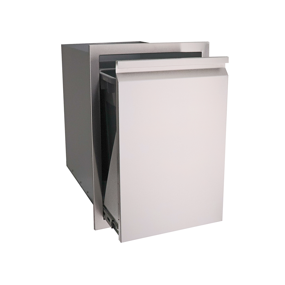 RCS - RCS Valiant Stainless Double Trash Drawer-Fully Enclosed