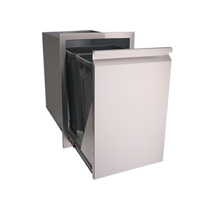 RCS - RCS Valiant Stainless Double Trash Drawer-Fully Enclosed