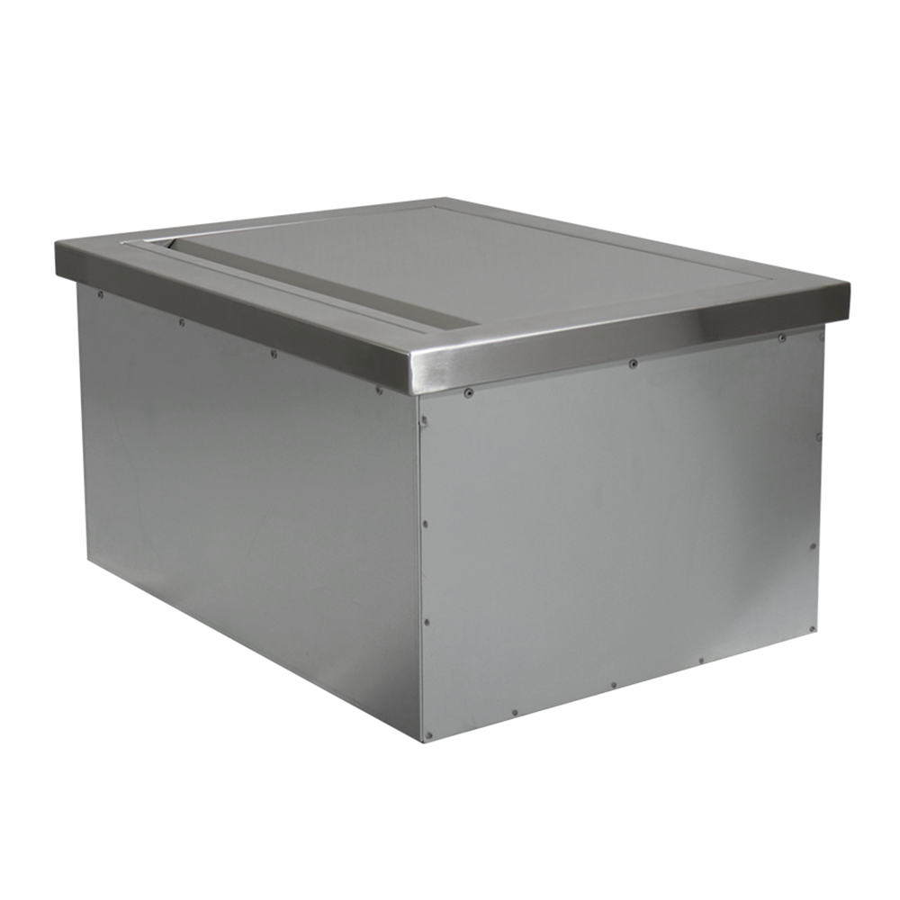 RCS - RCS Valiant Stainless Steel  Steel Drop-In Cooler Ice Container with removable lid