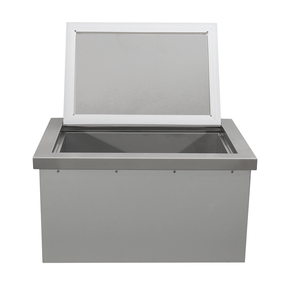 RCS - RCS Valiant Stainless Steel  Steel Drop-In Cooler Ice Container with removable lid