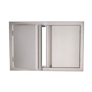 RCS - RCS Valiant Stainless Double Door, 33 Inch Wide