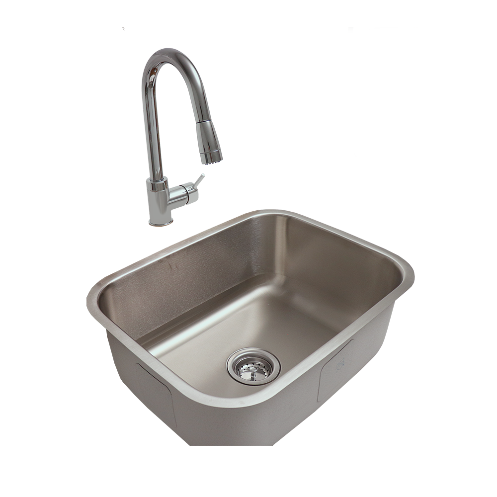 RCS - RCS Stainless Undermount Sink & Faucet