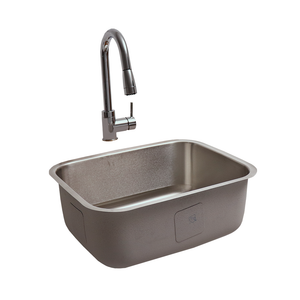 RCS Stainless Undermount Sink & Faucet - BetterPatio.com
