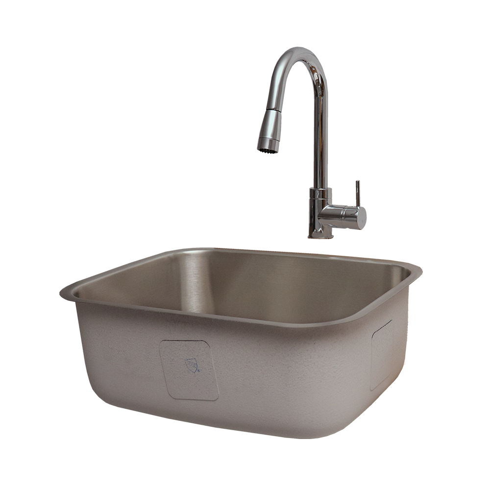 RCS - RCS Stainless Undermount Sink & Faucet