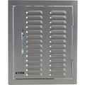 Bull Stainless Steel Vertical Vented Louvered Vents Single Door 89977