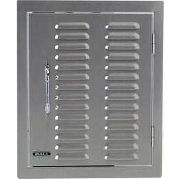 Bull Stainless Steel Vertical Vented Louvered Vents Single Door 89977