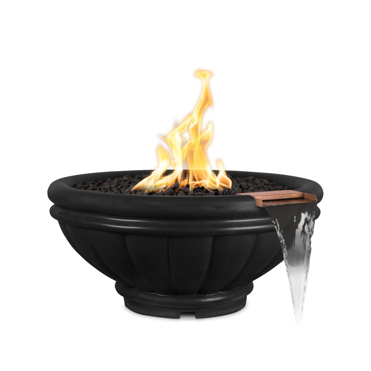 The Outdoor Plus 36" Roma GFRC Concrete Fire & Water Bowl